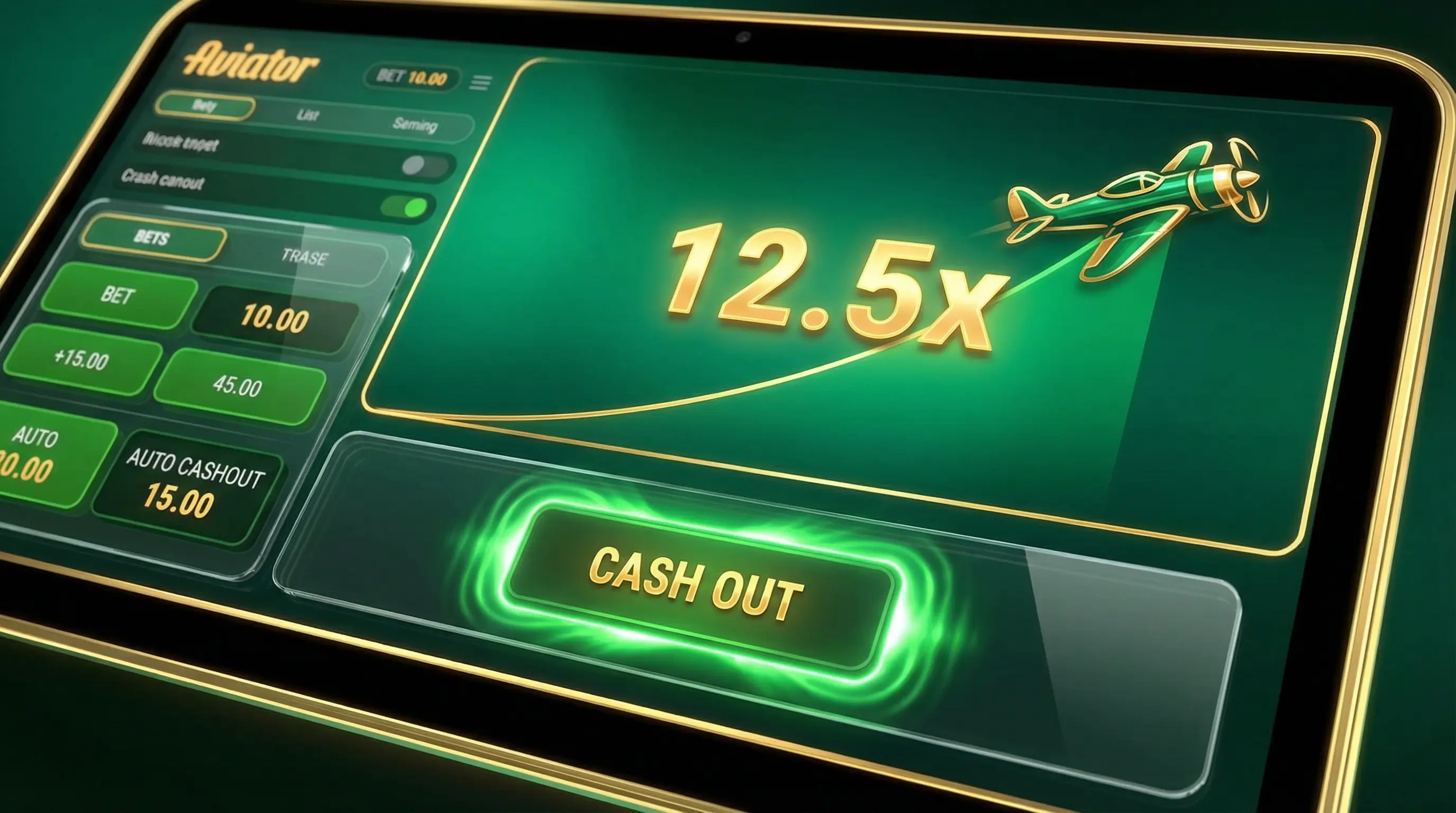 Juego Aviator con multiplicador